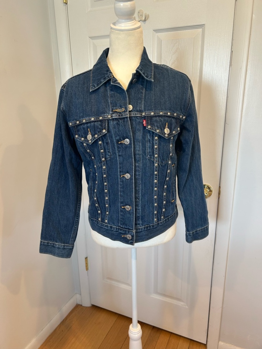Levi's Indigo Blue Studded Denim Jacket